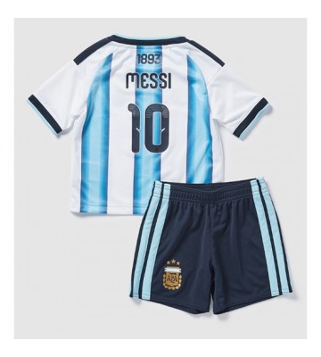 Argentina Lionel Messi #10 Hemmaställ Barn VM 2026 Kortärmad (+ Korta byxor)